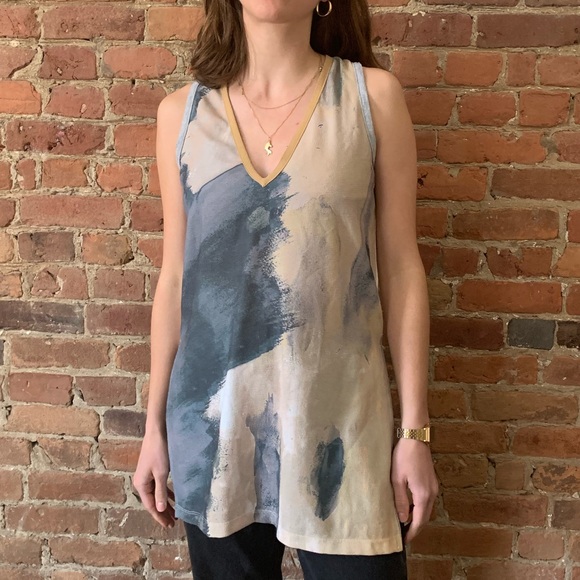 Zara Tops - Pastel Sleeveless Tunic